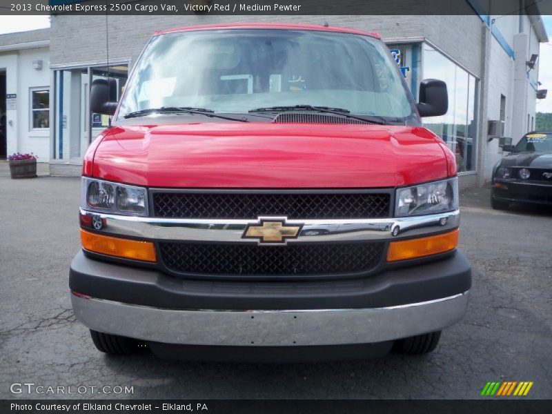 Victory Red / Medium Pewter 2013 Chevrolet Express 2500 Cargo Van