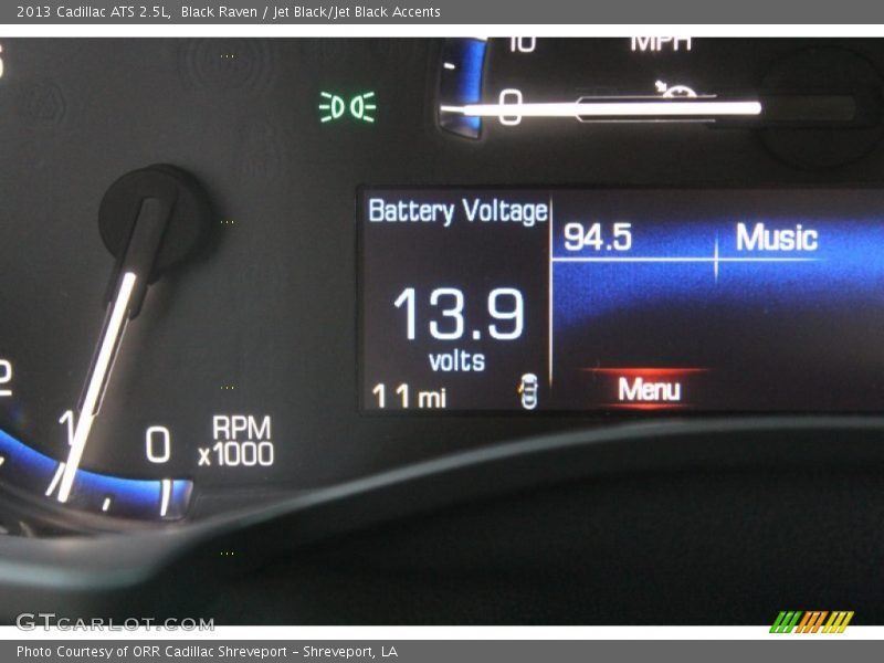Black Raven / Jet Black/Jet Black Accents 2013 Cadillac ATS 2.5L