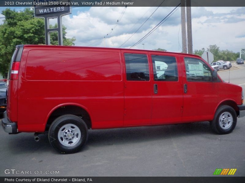 Victory Red / Medium Pewter 2013 Chevrolet Express 2500 Cargo Van