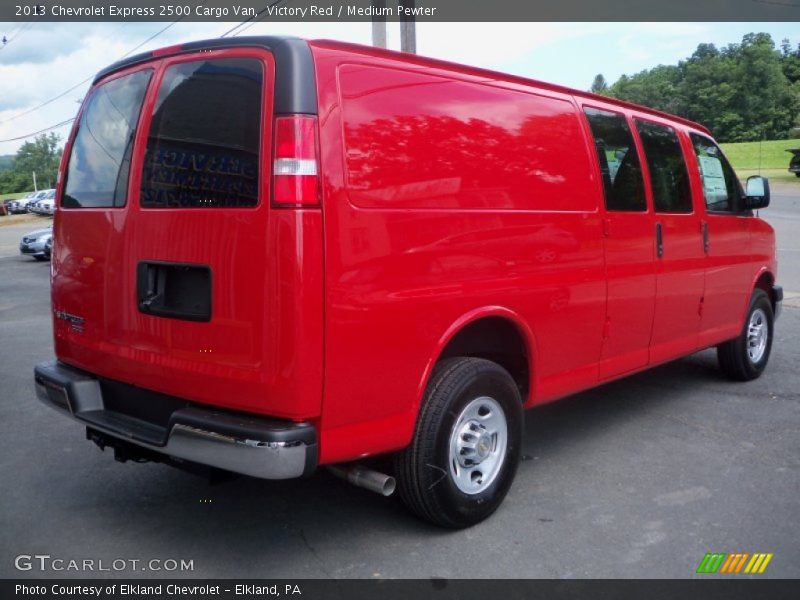 Victory Red / Medium Pewter 2013 Chevrolet Express 2500 Cargo Van