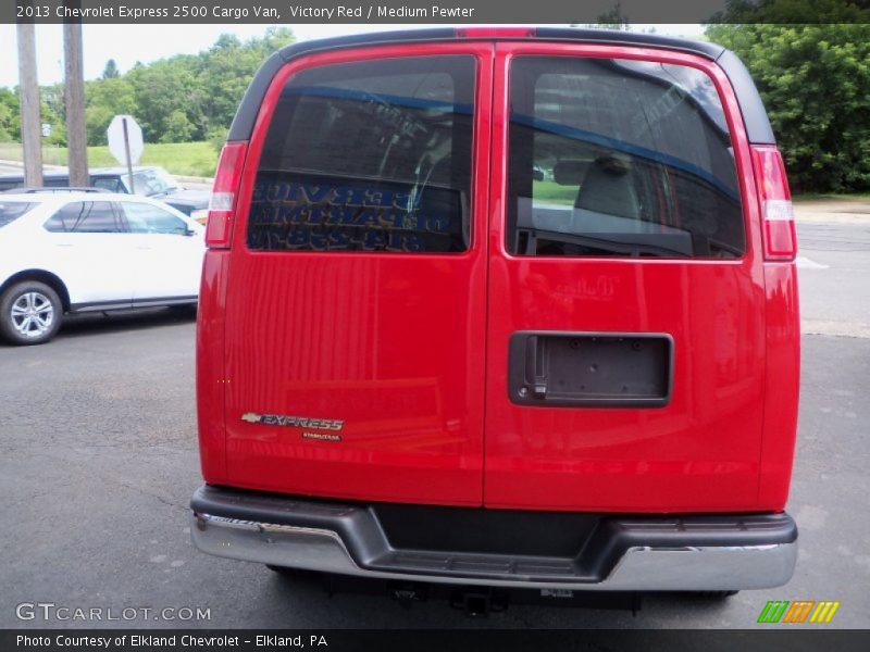 Victory Red / Medium Pewter 2013 Chevrolet Express 2500 Cargo Van