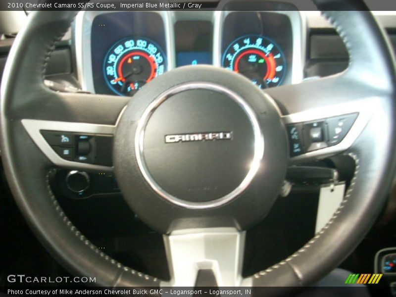 Imperial Blue Metallic / Gray 2010 Chevrolet Camaro SS/RS Coupe