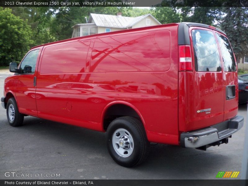 Victory Red / Medium Pewter 2013 Chevrolet Express 2500 Cargo Van