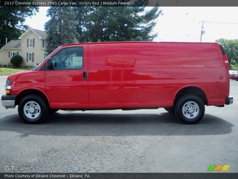 Victory Red / Medium Pewter 2013 Chevrolet Express 2500 Cargo Van
