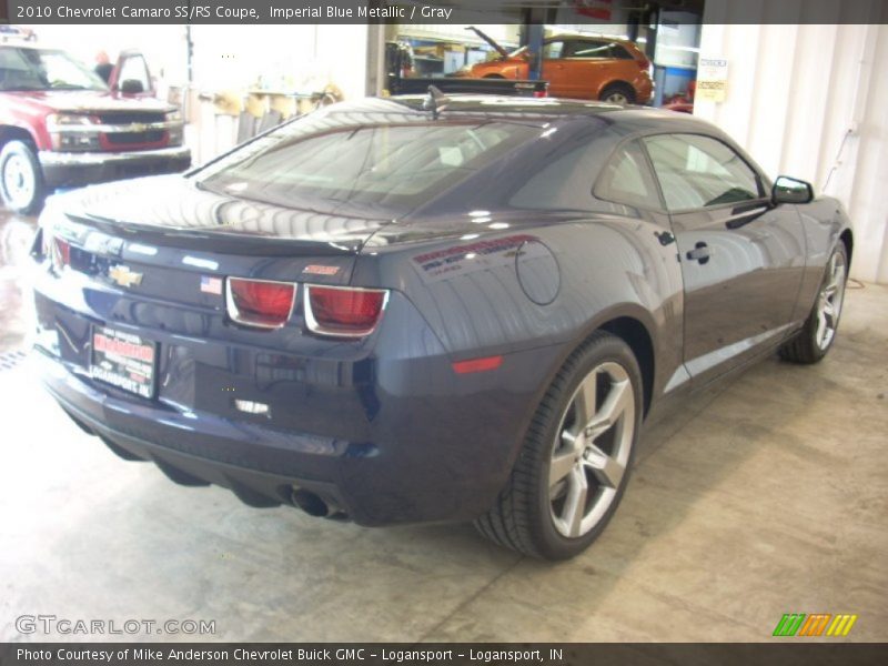 Imperial Blue Metallic / Gray 2010 Chevrolet Camaro SS/RS Coupe