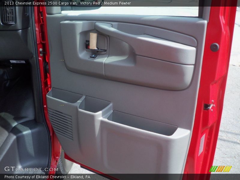 Victory Red / Medium Pewter 2013 Chevrolet Express 2500 Cargo Van