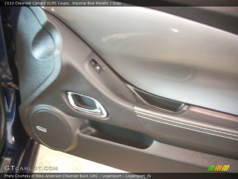 Imperial Blue Metallic / Gray 2010 Chevrolet Camaro SS/RS Coupe