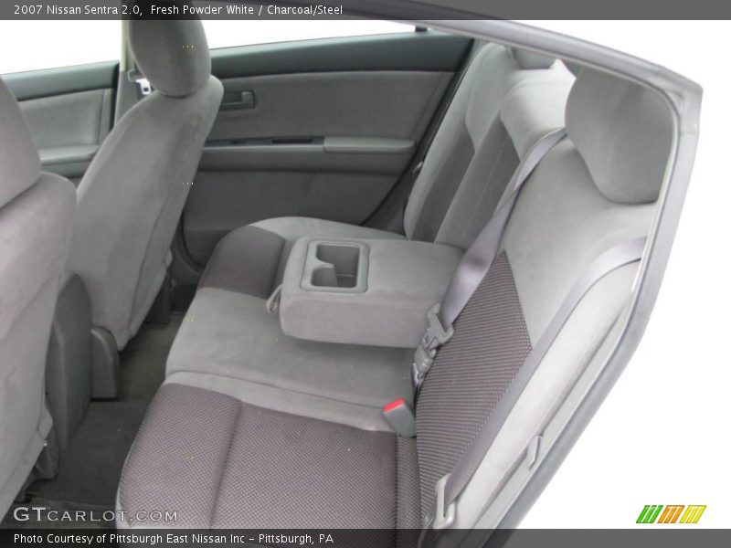 Fresh Powder White / Charcoal/Steel 2007 Nissan Sentra 2.0