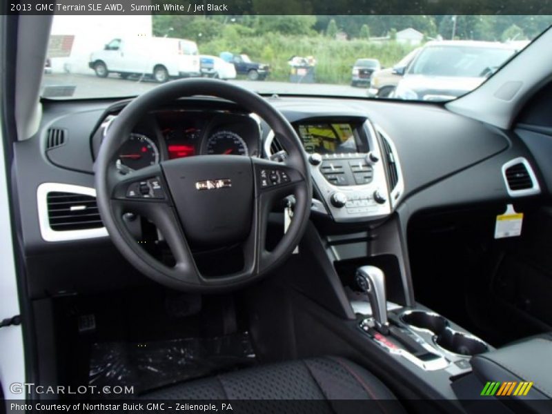 Summit White / Jet Black 2013 GMC Terrain SLE AWD