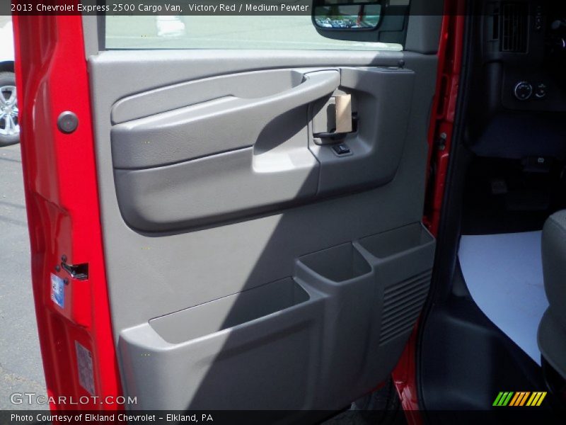 Victory Red / Medium Pewter 2013 Chevrolet Express 2500 Cargo Van