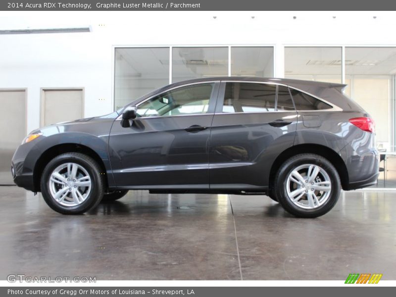 Graphite Luster Metallic / Parchment 2014 Acura RDX Technology