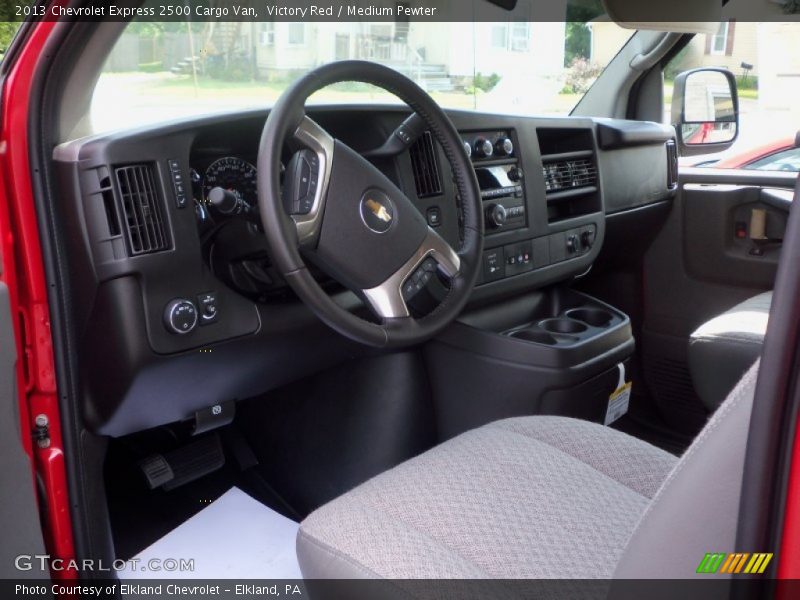 Victory Red / Medium Pewter 2013 Chevrolet Express 2500 Cargo Van