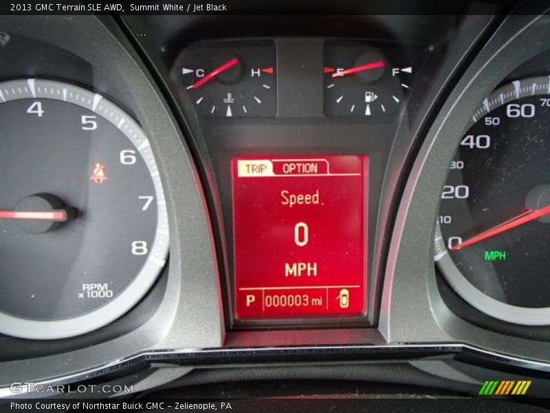 Summit White / Jet Black 2013 GMC Terrain SLE AWD