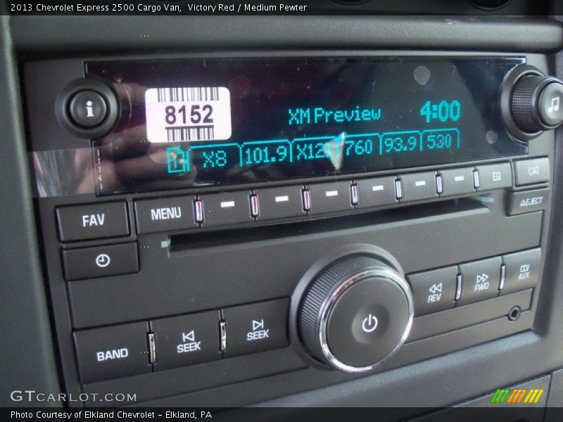 Victory Red / Medium Pewter 2013 Chevrolet Express 2500 Cargo Van