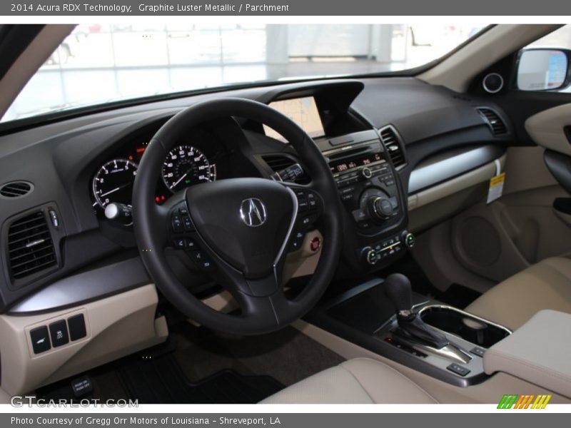 Graphite Luster Metallic / Parchment 2014 Acura RDX Technology