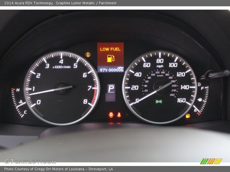 Graphite Luster Metallic / Parchment 2014 Acura RDX Technology