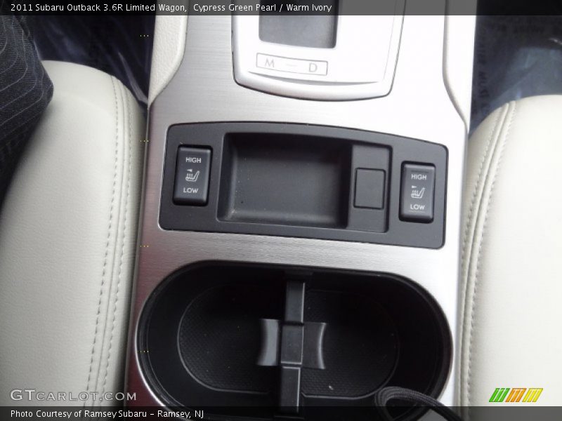 Cypress Green Pearl / Warm Ivory 2011 Subaru Outback 3.6R Limited Wagon