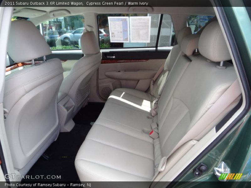 Cypress Green Pearl / Warm Ivory 2011 Subaru Outback 3.6R Limited Wagon