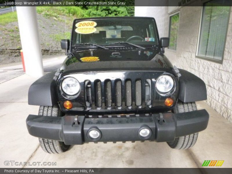 Black / Dark Slate Gray/Medium Slate Gray 2008 Jeep Wrangler X 4x4