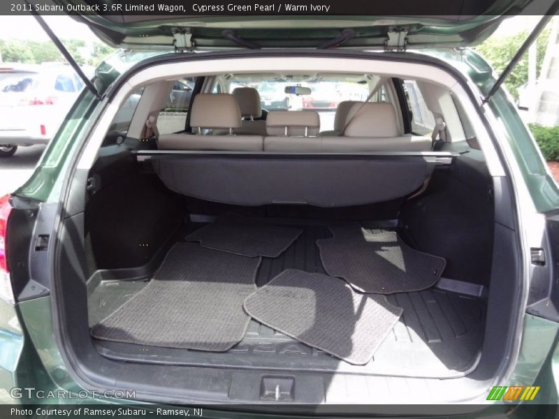Cypress Green Pearl / Warm Ivory 2011 Subaru Outback 3.6R Limited Wagon