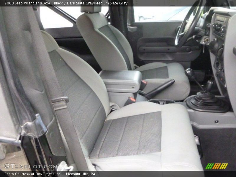 Black / Dark Slate Gray/Medium Slate Gray 2008 Jeep Wrangler X 4x4