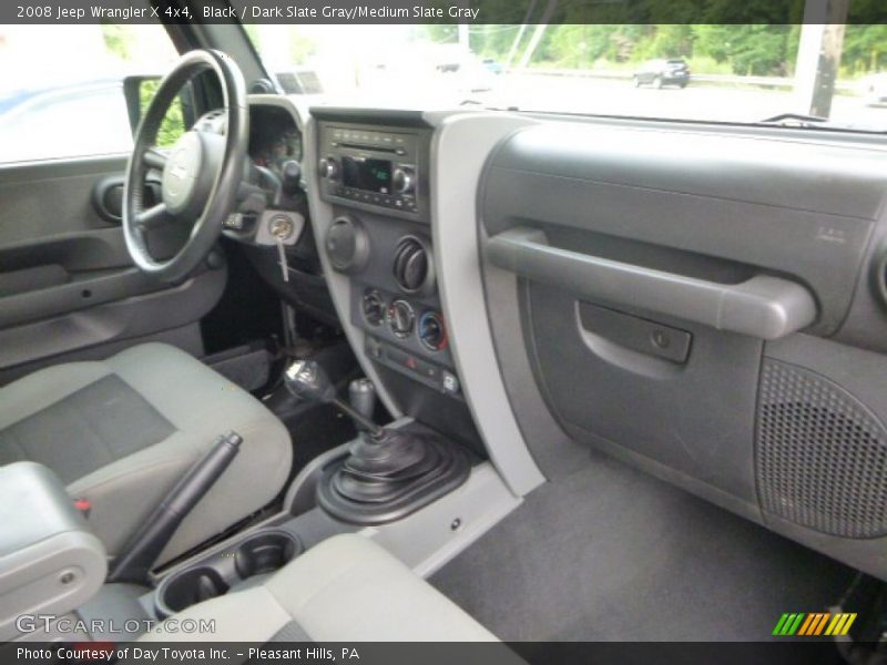 Black / Dark Slate Gray/Medium Slate Gray 2008 Jeep Wrangler X 4x4