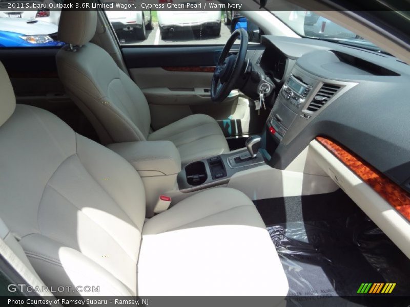 Cypress Green Pearl / Warm Ivory 2011 Subaru Outback 3.6R Limited Wagon