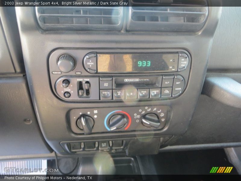 Bright Silver Metallic / Dark Slate Gray 2003 Jeep Wrangler Sport 4x4