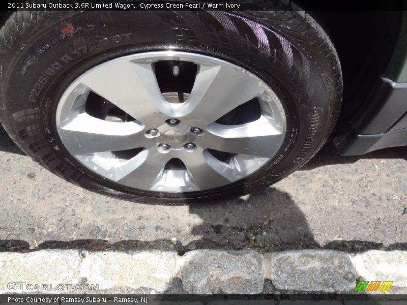 Cypress Green Pearl / Warm Ivory 2011 Subaru Outback 3.6R Limited Wagon