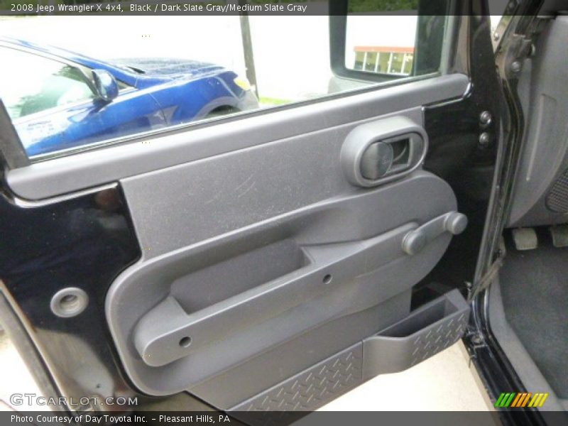 Black / Dark Slate Gray/Medium Slate Gray 2008 Jeep Wrangler X 4x4