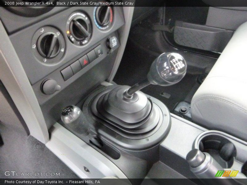 Black / Dark Slate Gray/Medium Slate Gray 2008 Jeep Wrangler X 4x4