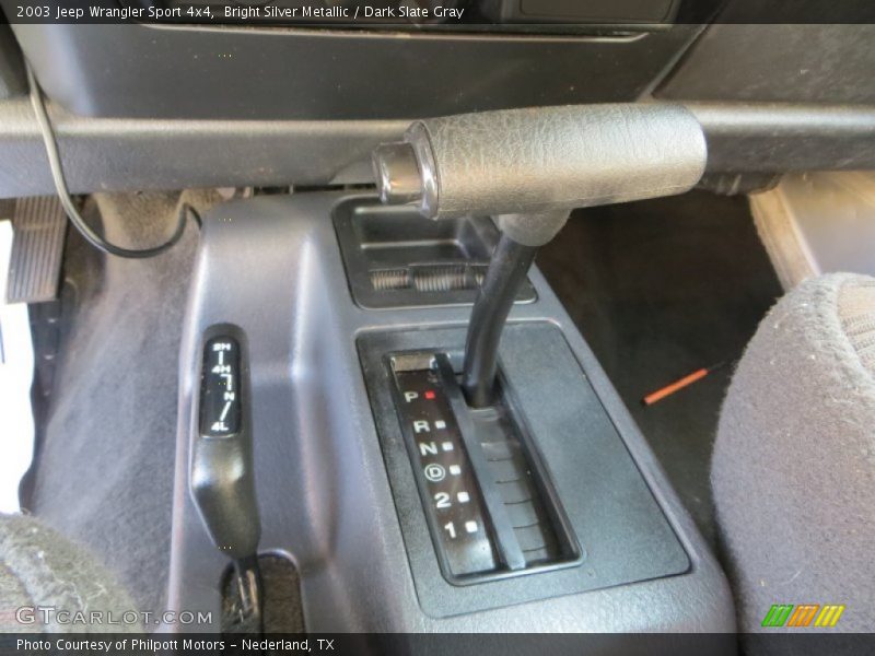 Bright Silver Metallic / Dark Slate Gray 2003 Jeep Wrangler Sport 4x4