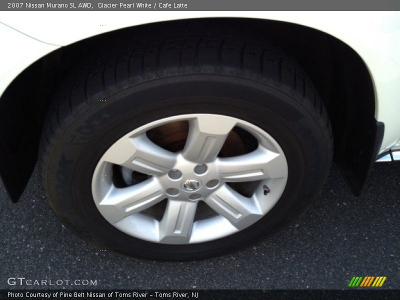 Glacier Pearl White / Cafe Latte 2007 Nissan Murano SL AWD