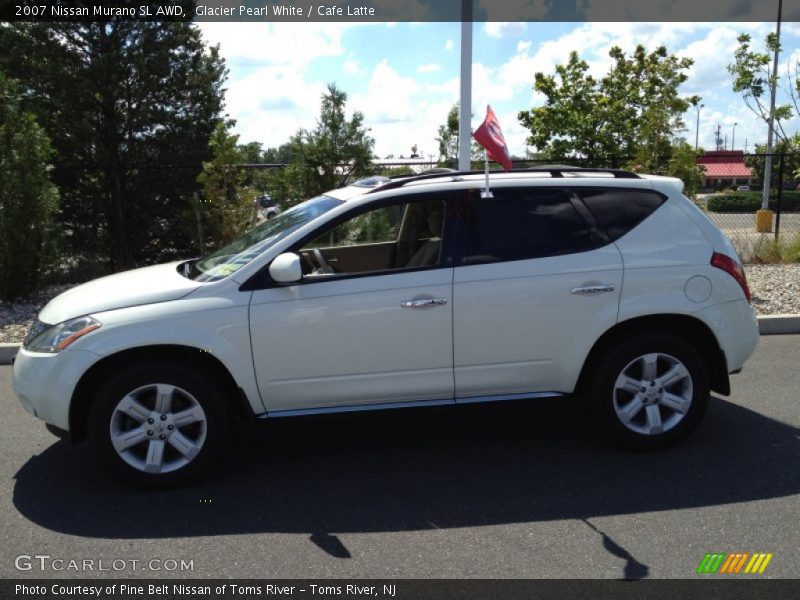 Glacier Pearl White / Cafe Latte 2007 Nissan Murano SL AWD
