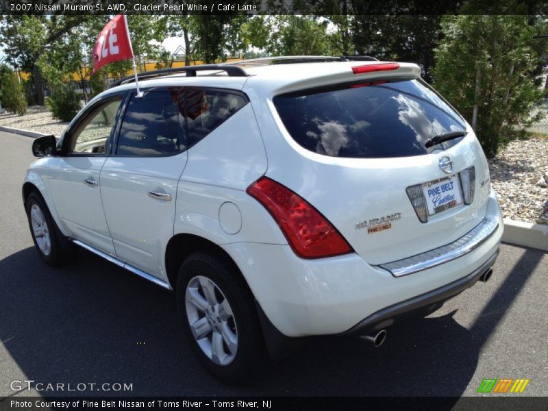 Glacier Pearl White / Cafe Latte 2007 Nissan Murano SL AWD