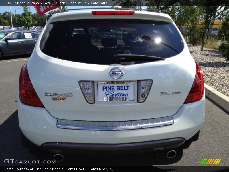 Glacier Pearl White / Cafe Latte 2007 Nissan Murano SL AWD