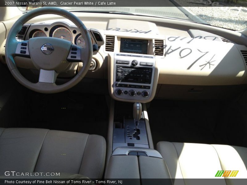 Glacier Pearl White / Cafe Latte 2007 Nissan Murano SL AWD