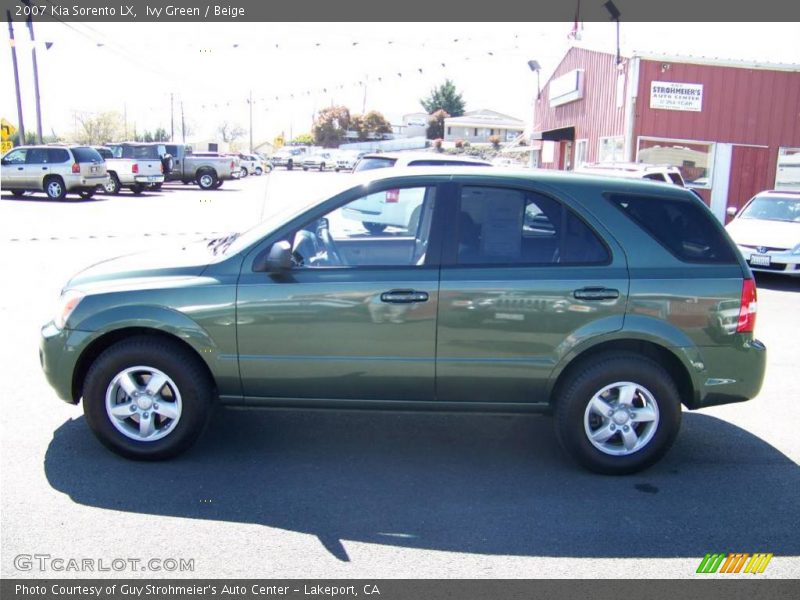 Ivy Green / Beige 2007 Kia Sorento LX