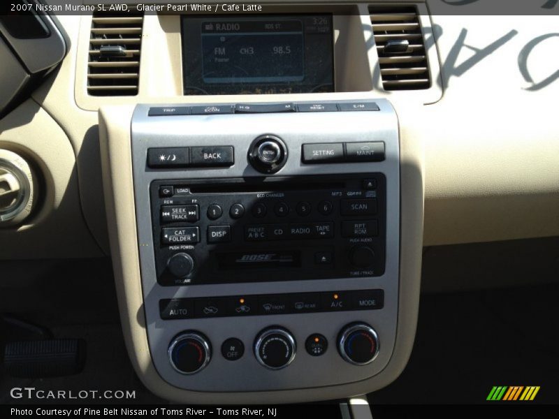 Glacier Pearl White / Cafe Latte 2007 Nissan Murano SL AWD
