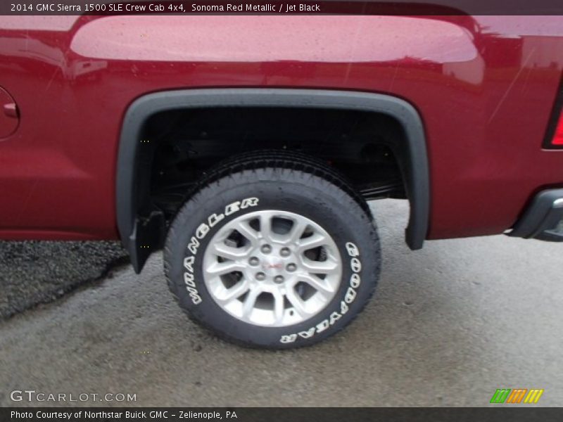 Sonoma Red Metallic / Jet Black 2014 GMC Sierra 1500 SLE Crew Cab 4x4