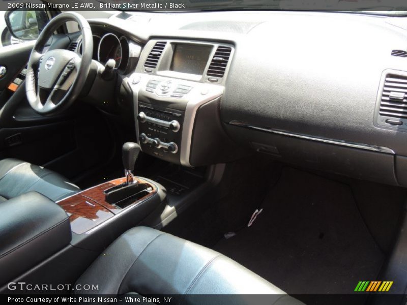 Brilliant Silver Metallic / Black 2009 Nissan Murano LE AWD