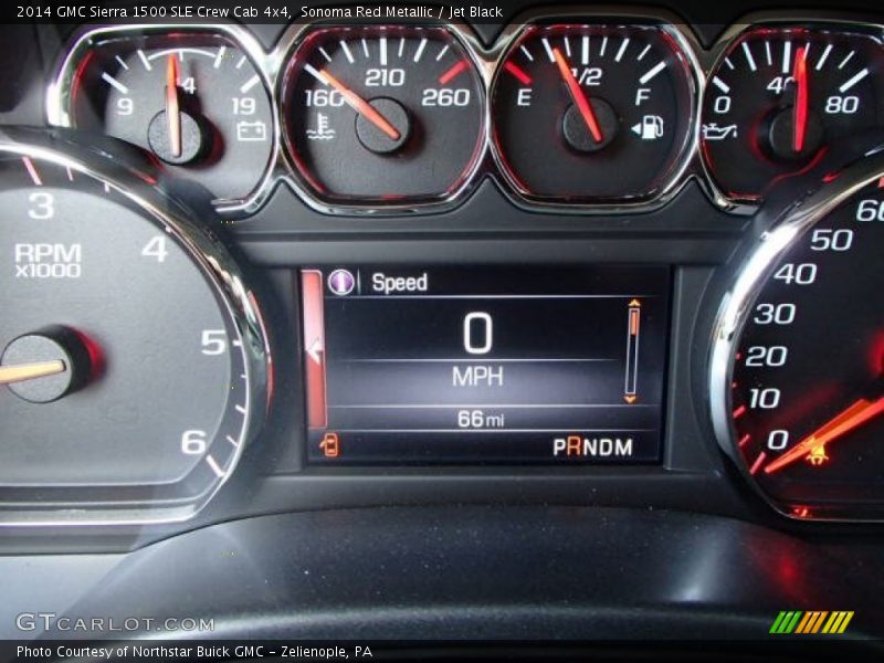 Sonoma Red Metallic / Jet Black 2014 GMC Sierra 1500 SLE Crew Cab 4x4