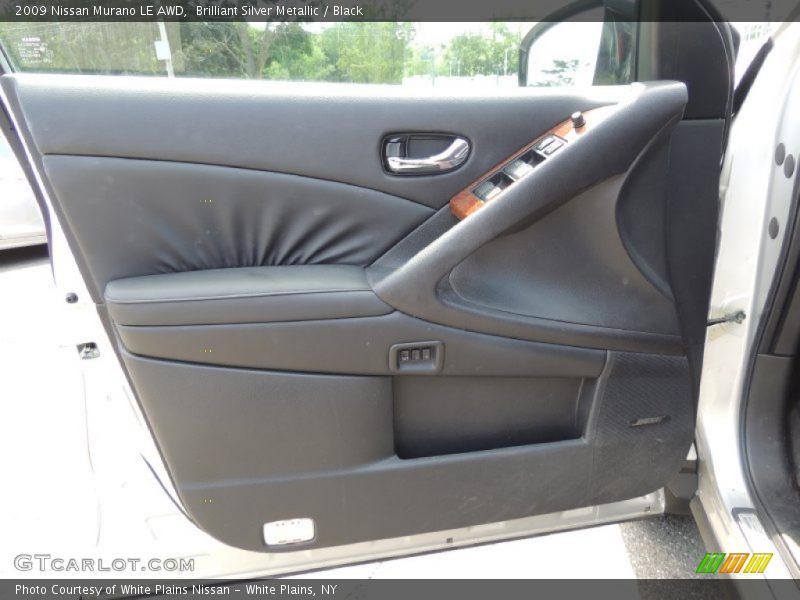 Brilliant Silver Metallic / Black 2009 Nissan Murano LE AWD