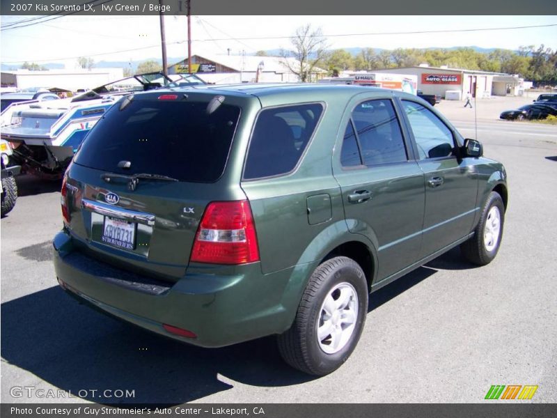 Ivy Green / Beige 2007 Kia Sorento LX