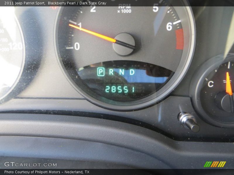 Blackberry Pearl / Dark Slate Gray 2011 Jeep Patriot Sport