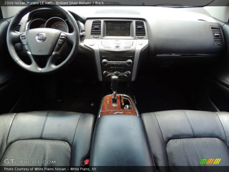 Brilliant Silver Metallic / Black 2009 Nissan Murano LE AWD