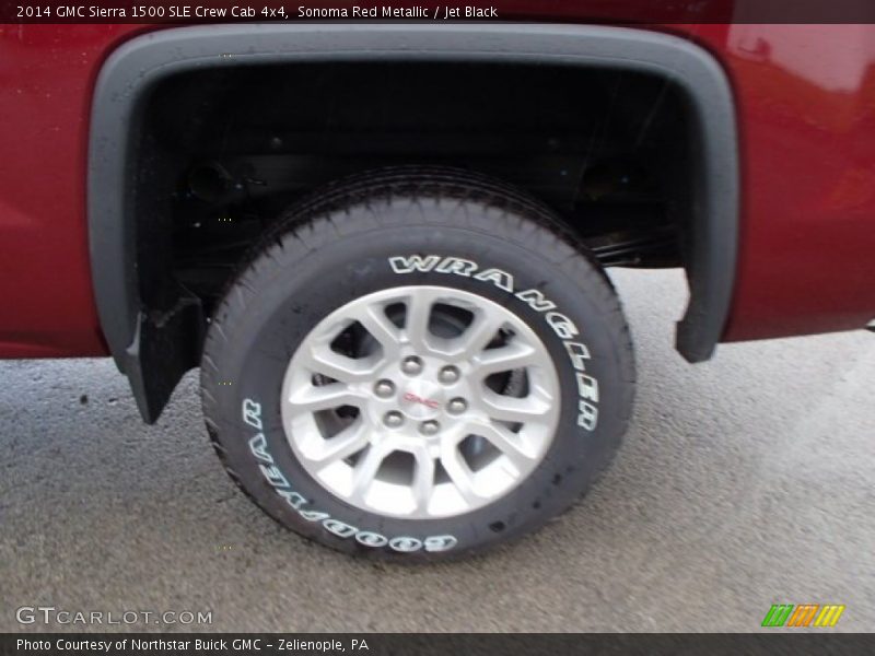 Sonoma Red Metallic / Jet Black 2014 GMC Sierra 1500 SLE Crew Cab 4x4