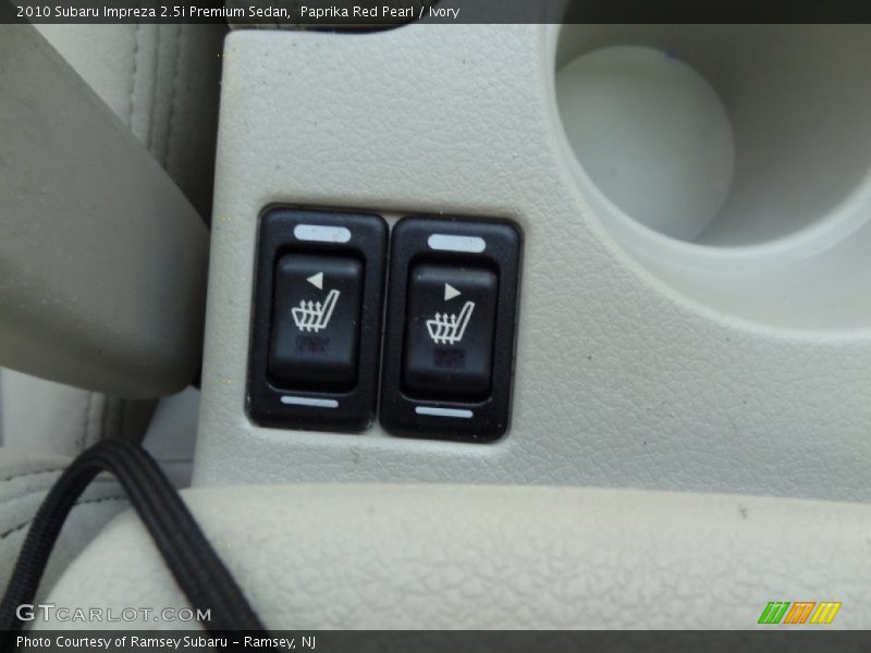Paprika Red Pearl / Ivory 2010 Subaru Impreza 2.5i Premium Sedan