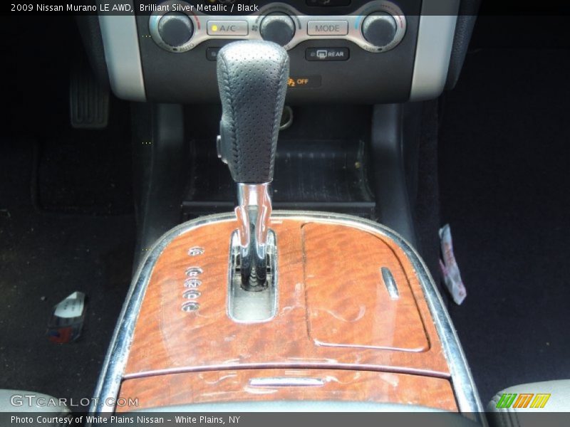 Brilliant Silver Metallic / Black 2009 Nissan Murano LE AWD