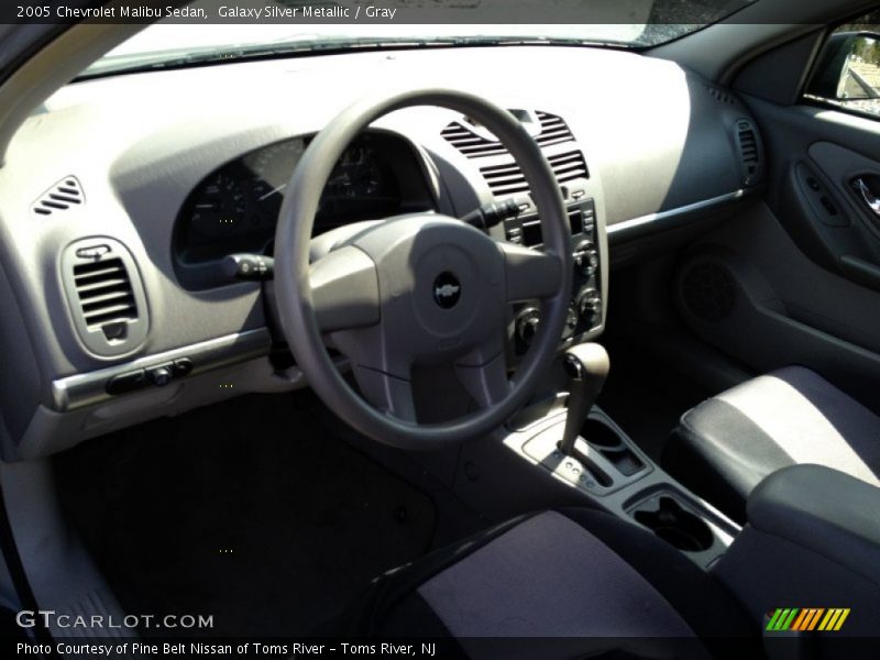Galaxy Silver Metallic / Gray 2005 Chevrolet Malibu Sedan